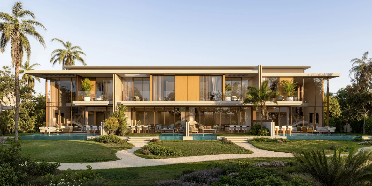 Bay Estate townhouse exterior